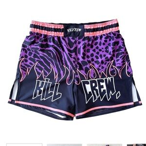 Kill Crew Purple and Black Mens Shorts Size Small